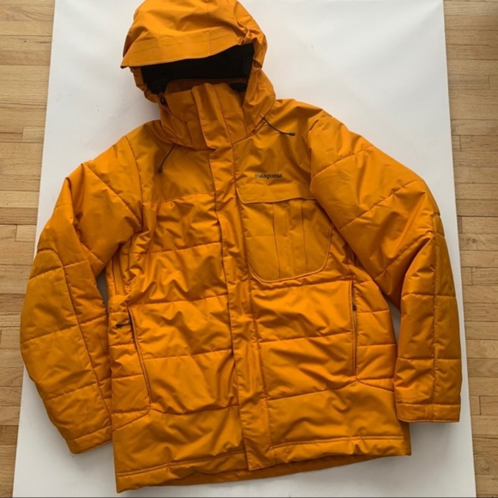 Patagonia heavy duty orange winter ski coat size M